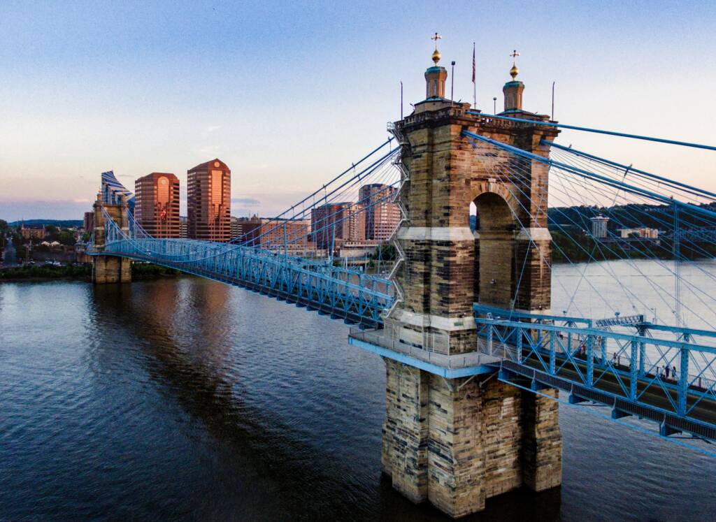 Discovering the Beauty of Cincinnati Roebling Suspension Bridge- A Guide to Its History and Surrounding Neighborhoods - Featured - Photo Source